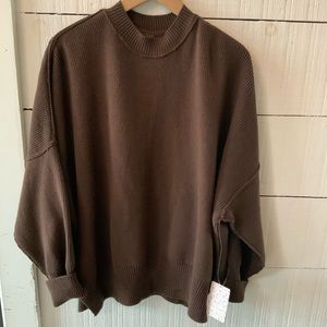 Free People Oversized Sweater - NWT - Sz XS, M